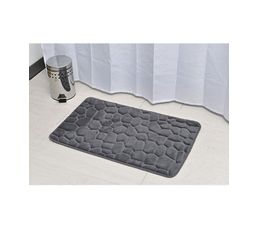 Tapis microfibre 50x80 cm Gris - Toute l'offre linge de toilette BUT